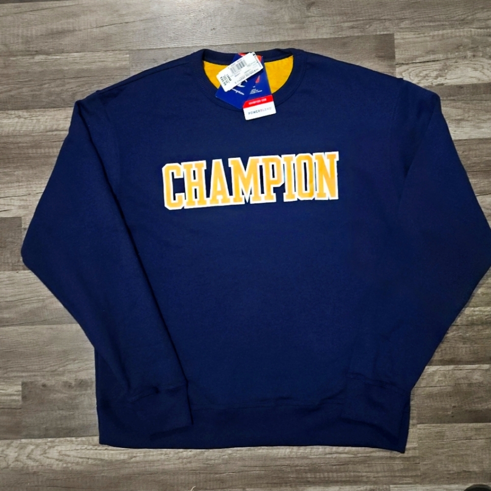 NWT Champion Men's Navy Blue Sweater